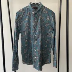 Paul Smith COLLECTION 長袖シャツ 花柄 ブルー Mのサムネイル