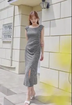 herlipto French Chic Gingham Dress Mサイズ - メルカリ