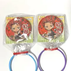 【2個セット】 あんスタ デフォルメ缶バッジ 鬼龍紅郎