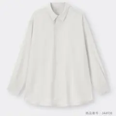 シアーオーバーサイズシャツ（長袖）