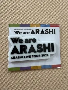 We are ARASHI LIVE TOUR 2026 ロゴマグネット