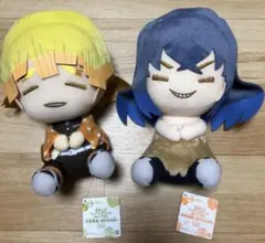 鬼滅の刃☆でっかいぽふっとぬいぐるみ☆我妻善逸☆嘴平伊之助