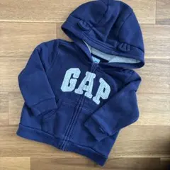 babyGAP ベビーギャップ　フードパーカー くま耳　長袖 ネイビー
