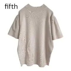 2799 美品 fifth 半袖ニット Fのサムネイル