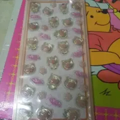 きゅるるぷくぷくキャンディシール1枚ベージュ