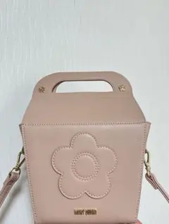 マリークワント　ケーキBOX型　ショルダーバッグ