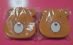 ケアベア　シリコンポーチ　ガチャガチャ　テンダーハートベア　セット