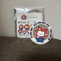 ミャクミャク サンリオ ポチャッコ缶バッジ