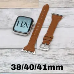 アップルウォッチバンド　本革 交換ベルト　あっぷる　38/40/41ミリ