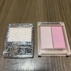 セザンヌ　ハイライト　フェイスグロウカラー２点セット