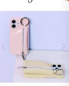ajew ベージュ iPhoneケース iPhone7 カード収納ケース - メルカリ