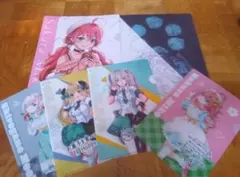アニメキャラクタークリアファイル6枚セット　ホロライブ