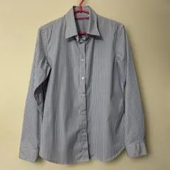 UNIQLO ストライプ 長袖シャツ L