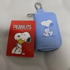 PEANUTS スヌーピー キーケース ライトブルー