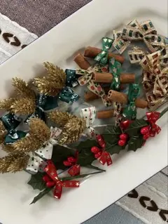 オーナメントセットとメタセコイヤ《クリスマスアレンジ用》