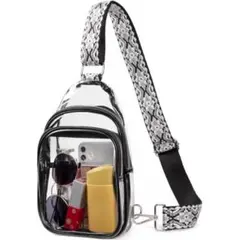 クリアボディバッグ 斜めがけ スポーツ観戦　推し活　レディース　残り僅か！