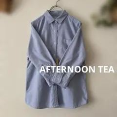 Afternoon Tea シャツブラウス ダンガリー ブルーのサムネイル