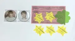 TXT 缶バッジ　落下物　スローガン ヒュニンカイ