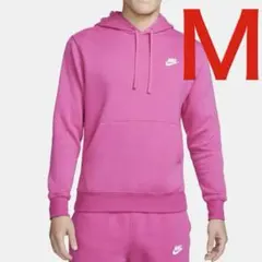 新品 ナイキ クラブ プルオーバー パーカー ピンク Ｍサイズ 送料無料