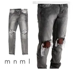 mnml ミニマル M1 STRETCH DENIM GREY 38インチ