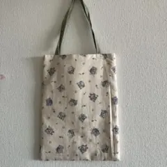 猫柄トートバッグ　ハンドメイド　31✖️24cm