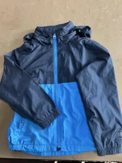 GapKids フード付き薄手ジャケット 110cm ネイビー/ブルー　春　防寒