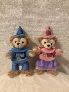 ダッフィー&シェリーメイ ぬいぐるみバッジ ディズニーシー10周年