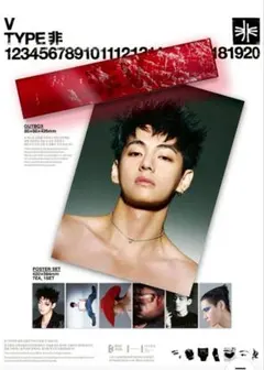 BTS V テテ テヒョン ‘TYPE 非’ POSTER ポスター 未開封