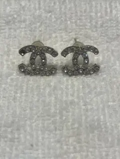 CHANEL ココマーク ラインストーン ピアスのサムネイル