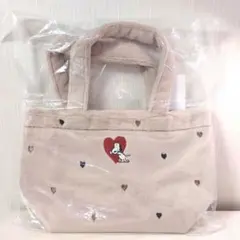 新品未開封】スヌーピー PEANUTS ボアトートバッグ マリモクラフト　ハート