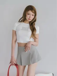 ダーリッチ darich パールストーンロゴTシャツ ホワイト - メルカリ