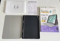 [未使用] エレコム レザー iPad 2019〜2020年モデル 黒 ケース