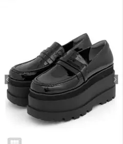 グレイル　厚底ローファー ブラック 箱付き