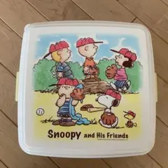 (程度良)スヌーピー 3段式収納ランチボックス
