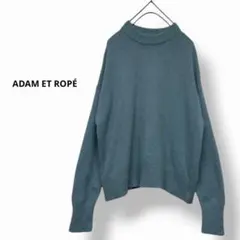 ADAM ET ROPÉ フォックス混 モックネック プルオーバーニット