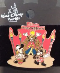 ★レア！レトロ★WDW★ディズニー・ポリネシアンリゾート★ピンバッジ★