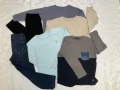 120cm 長袖Ｔシャツ4点&レギンス２点