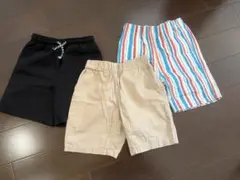 マーキーズ　西松屋　半ズボン　ハーフパンツ　3本　まとめ売り　100 110
