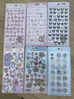 【正規品】ボンボンドロップシール・うるちゅる・おはじき　シールセット