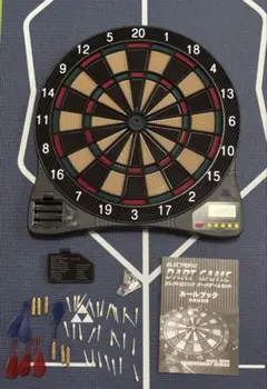 動作確認済】エポック社 TV-DARTS テレビ接続型ダーツボード説明書付