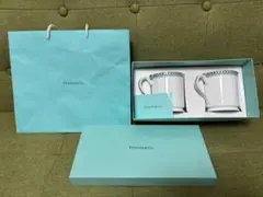 Tiffany & Co. プラチナブルー ハンドマグマグカップ 2個セット