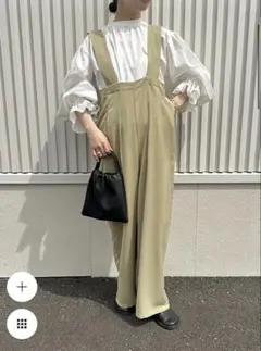 セレクトモカバイソンハイウエストサロペット