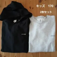 2枚セット　グローバルワーク　AND YUA ANY トレーナー　キッズ170のサムネイル