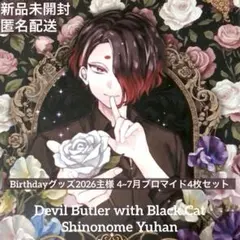 【新品未開封】ユーハン★2026主様バースデー4~7月ブロマイドセット★あくねこ