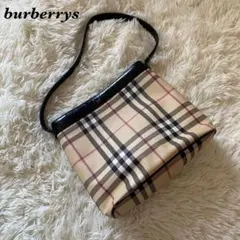 【希少】 Burberry バーバリー PVC ノバチェック ショルダーバッグ