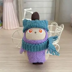 LOVOT ぬいぐるみチャーム 着せ替え ねこ耳帽子&マフラーセット グリーン