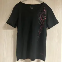 Reebok PLAYDRY Vネック Tシャツ ブラック Lのサムネイル