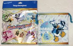 ディズニー　クラブマウスビート　巾着　きんちゃく　ドナルド　クラビ　ランド　ぬい