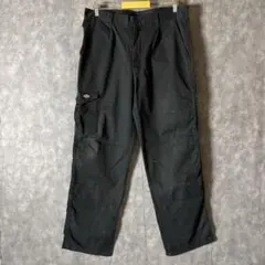 m*4様 Dickies ユーロ企画 ダブルニー ワークパンツ W34 ブラック