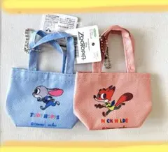 ズートピア2 ミニバッグ　ボールチェーン付♡ジュディ＆ニック　2点